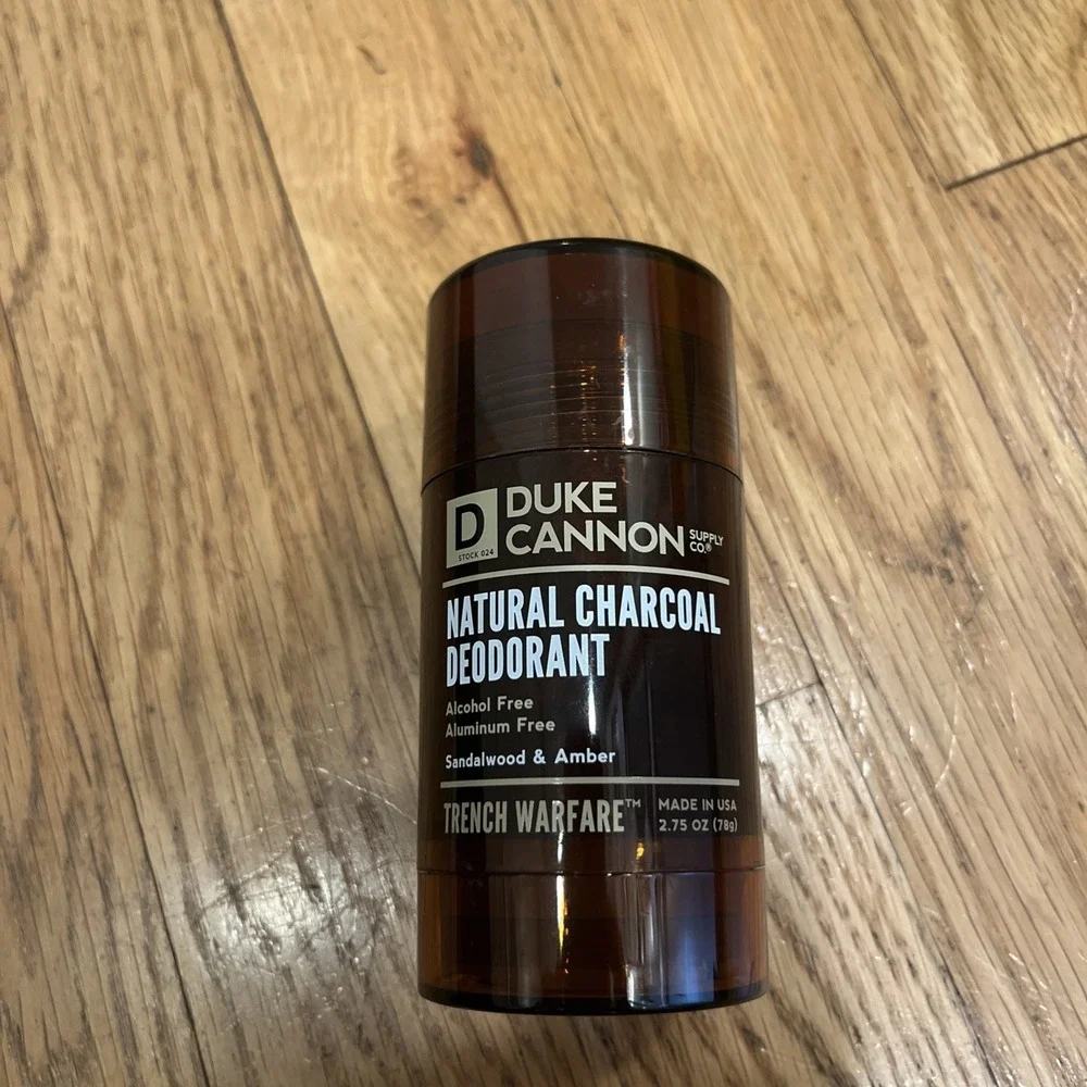 Duke Cannon Sandalwood Amber Deodorant Trench Warfare - NEW Discontinued